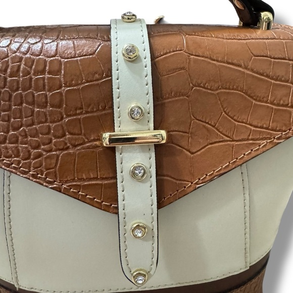 House of Harlow 1960 Brown and Cream Backpack main image 6